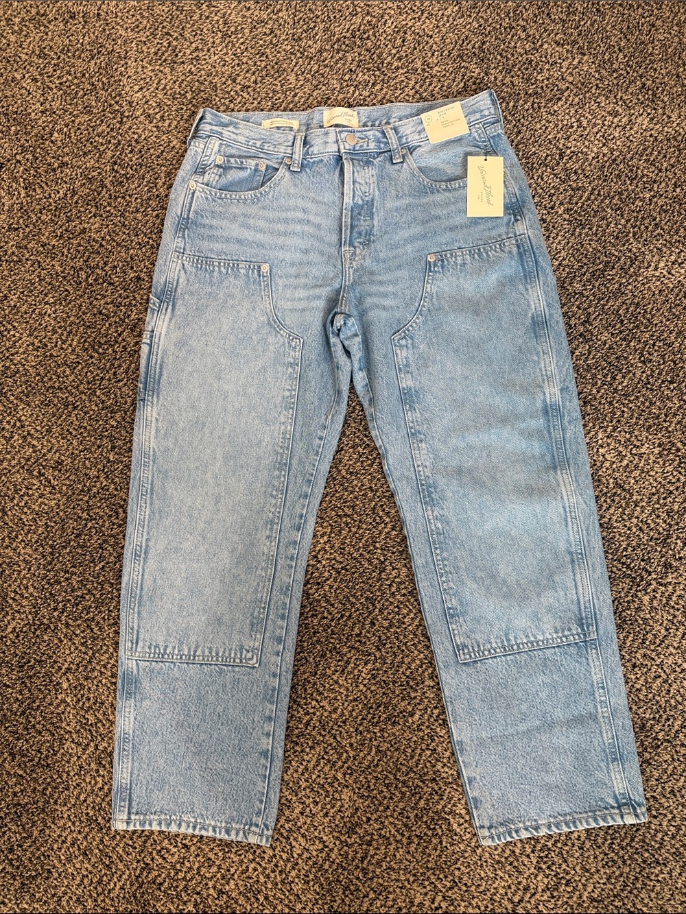 Universal Thread Light Blue Mid-Rise Boyfriend Jeans